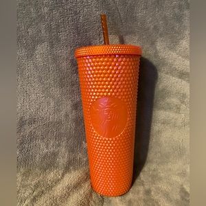 Starbucks Orange Studded Tumbler